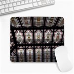 Stained Glass Window Repeat Large Mousepads Front