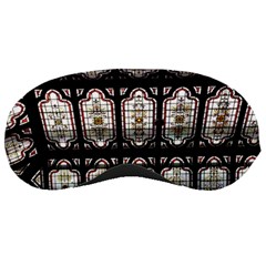 Stained Glass Window Repeat Sleeping Masks by Pakrebo