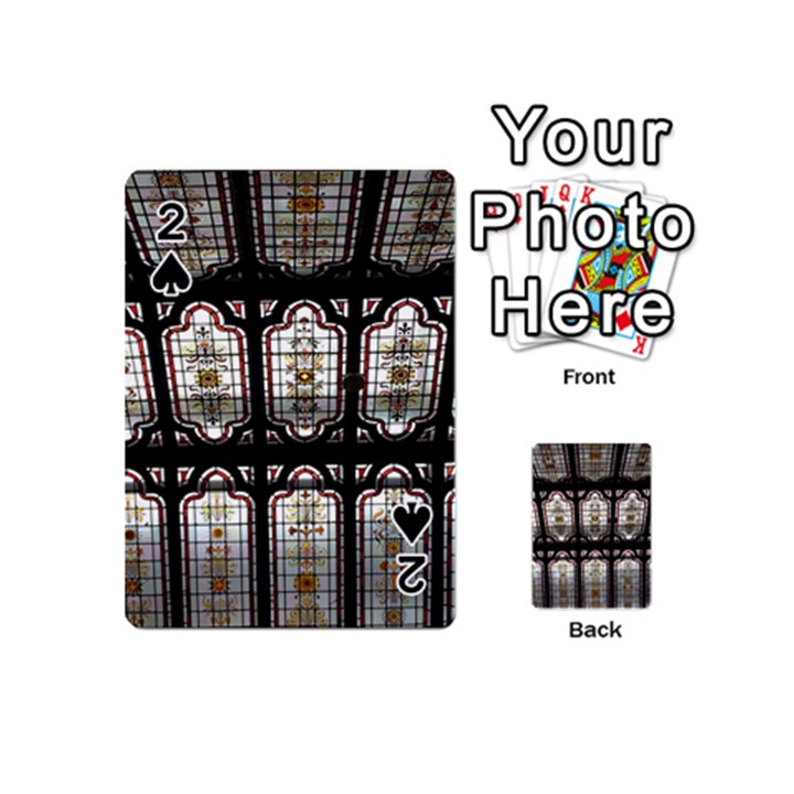 Stained Glass Window Repeat Playing Cards 54 (Mini)