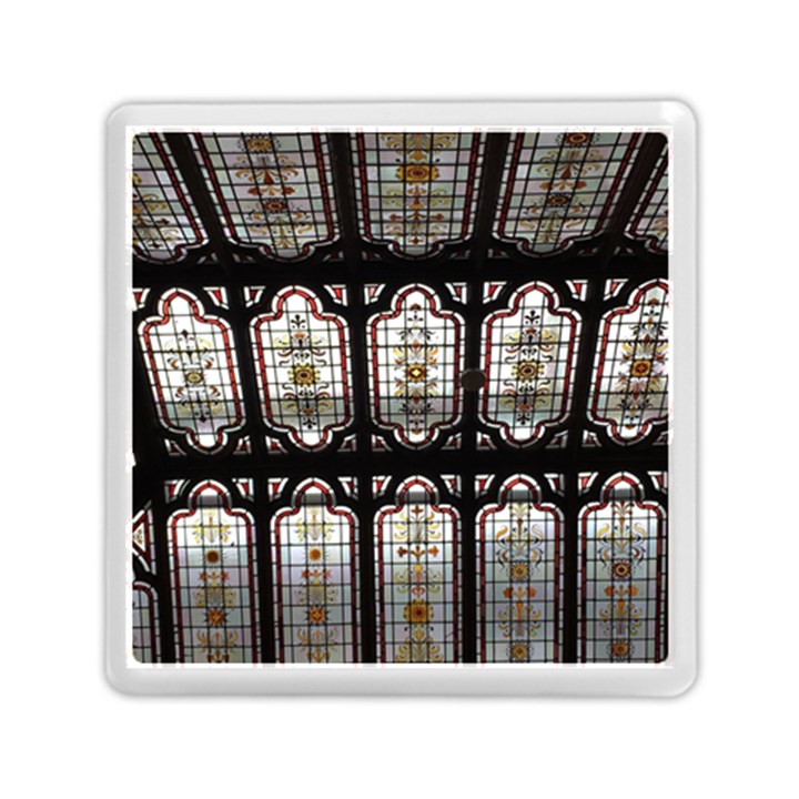 Stained Glass Window Repeat Memory Card Reader (Square)