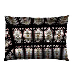 Stained Glass Window Repeat Pillow Case (two Sides) by Pakrebo