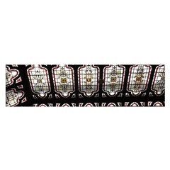 Stained Glass Window Repeat Satin Scarf (oblong) by Pakrebo