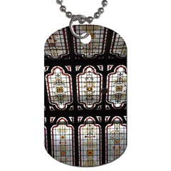 Window Image Stained Glass Dog Tag (two Sides) by Pakrebo