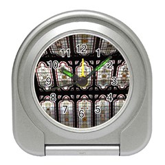 Window Image Stained Glass Travel Alarm Clock by Pakrebo