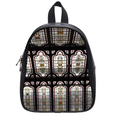 Window Image Stained Glass School Bag (small) by Pakrebo