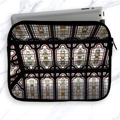 Window Image Stained Glass Apple Ipad 2/3/4 Zipper Cases by Pakrebo