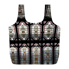 Window Image Stained Glass Full Print Recycle Bag (l)