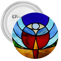 Church Window Glass Tiffany 3  Buttons by Pakrebo