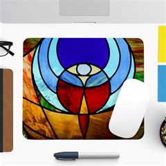 Church Window Glass Tiffany Large Mousepads by Pakrebo