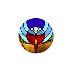 Church Window Glass Tiffany Golf Ball Marker by Pakrebo