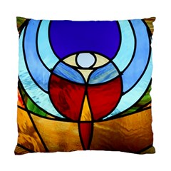 Church Window Glass Tiffany Standard Cushion Case (one Side) by Pakrebo