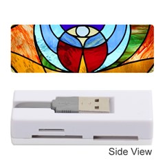 Church Window Glass Tiffany Memory Card Reader (stick) by Pakrebo