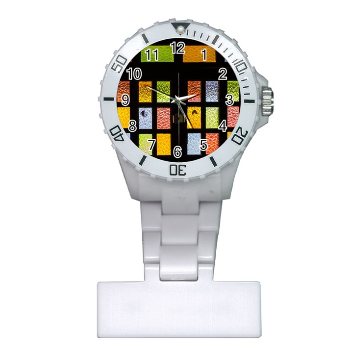 Window Stained Glass Glass Colors Plastic Nurses Watch