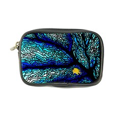 Sea Fans Diving Coral Stained Glass Coin Purse by Pakrebo