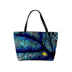 Sea Fans Diving Coral Stained Glass Classic Shoulder Handbag by Pakrebo