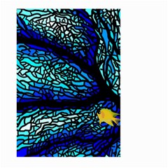 Sea Fans Diving Coral Stained Glass Large Garden Flag (two Sides) by Pakrebo