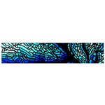 Sea Fans Diving Coral Stained Glass Small Flano Scarf Front