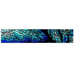 Sea Fans Diving Coral Stained Glass Large Flano Scarf  by Pakrebo