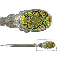 Rose Painted Kaleidoscope Colorful Letter Opener