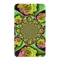 Rose Painted Kaleidoscope Colorful Memory Card Reader (rectangular) by Pakrebo