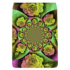 Rose Painted Kaleidoscope Colorful Removable Flap Cover (l) by Pakrebo