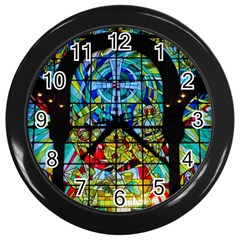 Church Church Window Window Wall Clock (black) by Pakrebo