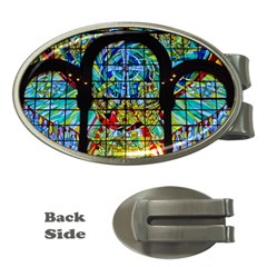 Church Church Window Window Money Clips (oval)  by Pakrebo