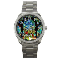 Church Church Window Window Sport Metal Watch by Pakrebo