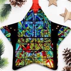 Church Church Window Window Star Ornament (two Sides) by Pakrebo