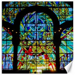 Church Church Window Window Canvas 12  X 12  by Pakrebo