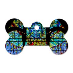 Church Church Window Window Dog Tag Bone (two Sides) by Pakrebo