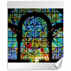 Church Church Window Window Canvas 11  X 14  by Pakrebo