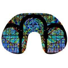 Church Church Window Window Travel Neck Pillows by Pakrebo