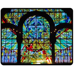 Church Church Window Window Double Sided Fleece Blanket (medium)  by Pakrebo