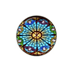 Church Window Stained Glass Church Hat Clip Ball Marker by Pakrebo