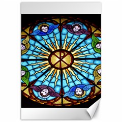 Church Window Stained Glass Church Canvas 12  X 18  by Pakrebo