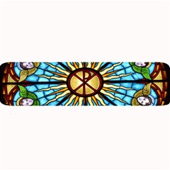 Church Window Stained Glass Church Large Bar Mats by Pakrebo