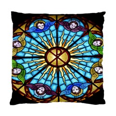 Church Window Stained Glass Church Standard Cushion Case (two Sides) by Pakrebo