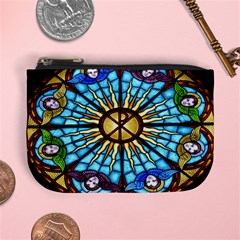 Church Window Stained Glass Church Mini Coin Purse by Pakrebo