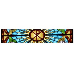 Church Window Stained Glass Church Large Flano Scarf  by Pakrebo