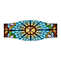 Church Window Stained Glass Church Stretchable Headband by Pakrebo