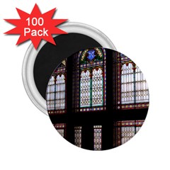 Stained Glass Window Krotoszyn 2 25  Magnets (100 Pack)  by Pakrebo