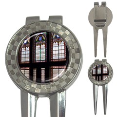 Stained Glass Window Krotoszyn 3-in-1 Golf Divots by Pakrebo