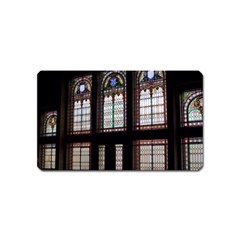 Stained Glass Window Krotoszyn Magnet (name Card) by Pakrebo