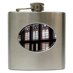 Stained Glass Window Krotoszyn Hip Flask (6 Oz) by Pakrebo