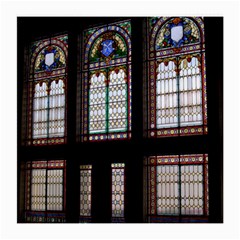 Stained Glass Window Krotoszyn Medium Glasses Cloth (2-side) by Pakrebo