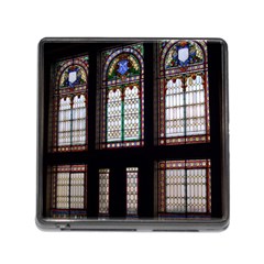 Stained Glass Window Krotoszyn Memory Card Reader (square 5 Slot) by Pakrebo