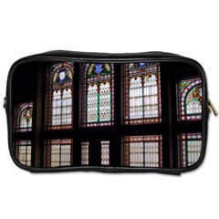 Stained Glass Window Krotoszyn Toiletries Bag (two Sides) by Pakrebo