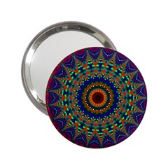 Kaleidoscope Mandala Pattern 2 25  Handbag Mirrors by Pakrebo