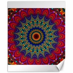 Kaleidoscope Mandala Pattern Canvas 16  X 20  by Pakrebo